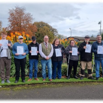West Dunbarton’s Adult Training Centre Heroes Explored their Local Heritage